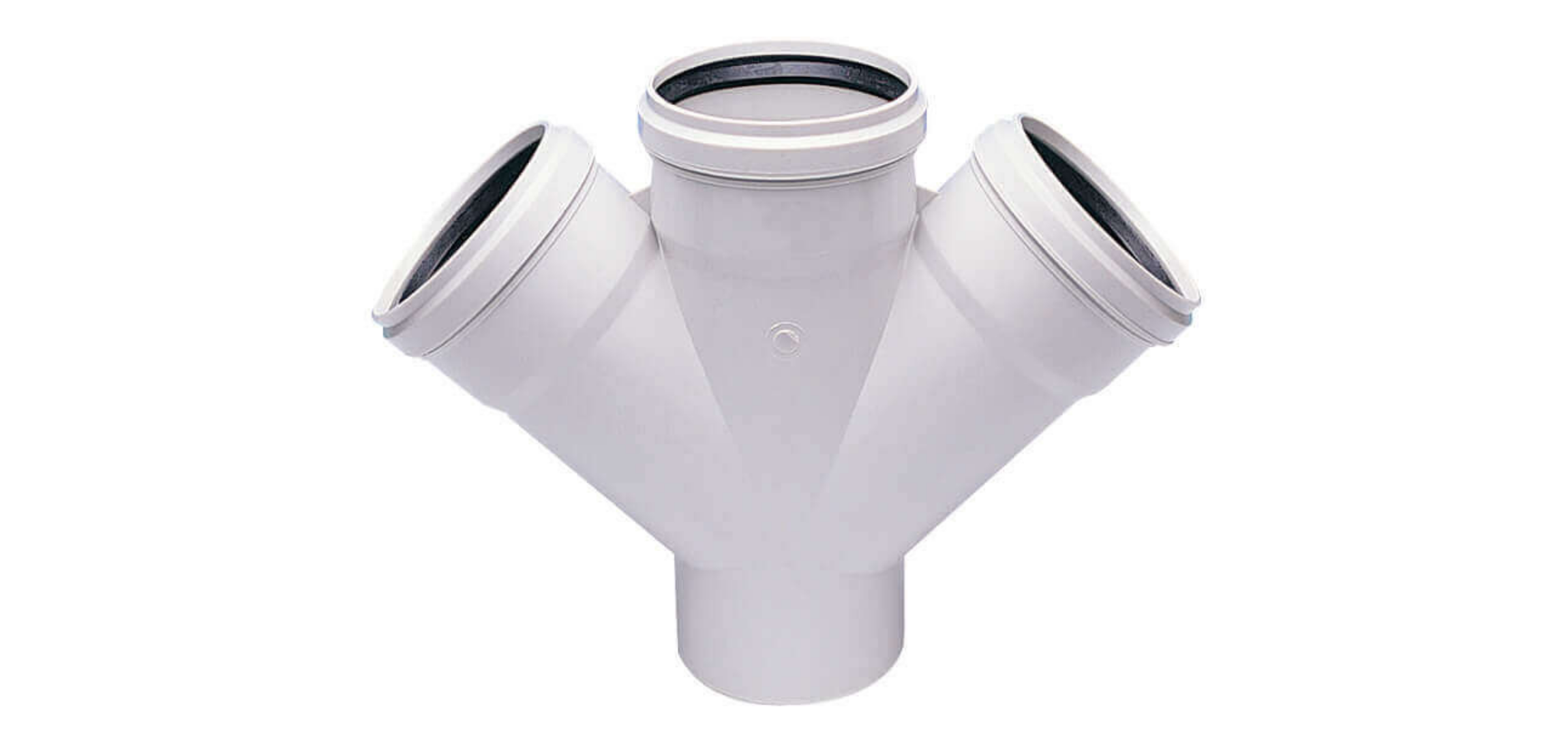 Kalde PVC-U Çift Çatal 45°