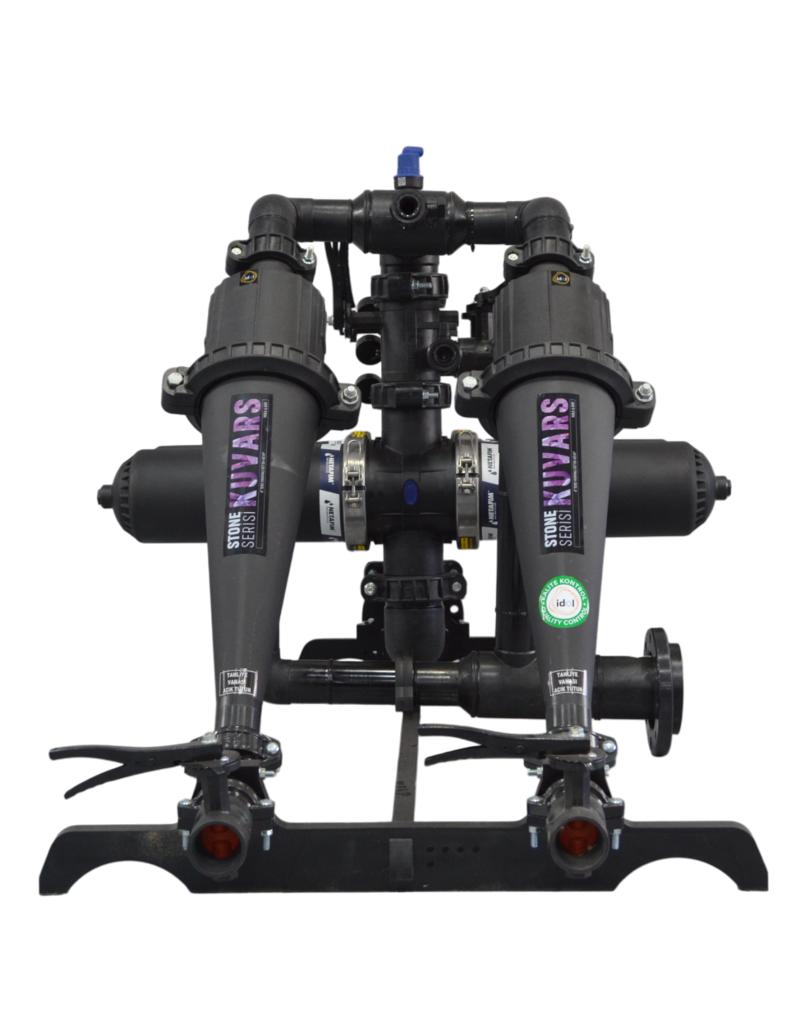 Netafim 4" Plastik Seperatörlü Ters Yıkamalı Disk Filtresi Seti