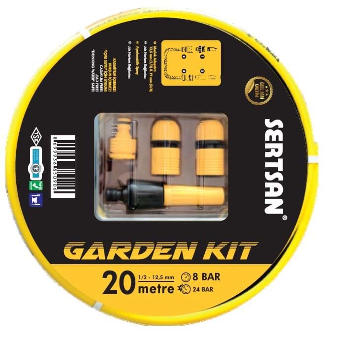 Sertsan Garden Kit Market Tipi Hortumlar - 12.5 mm