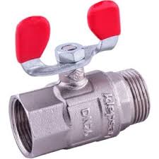 Klepsan Tam Geçişli Kelebek Vana Erkek