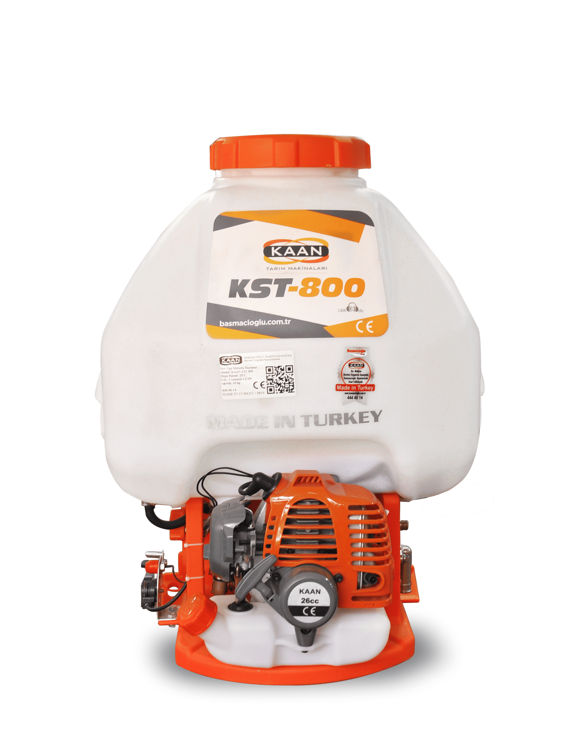 Kaan KST.800 Sırt Tipi İlaçlama Makinesi