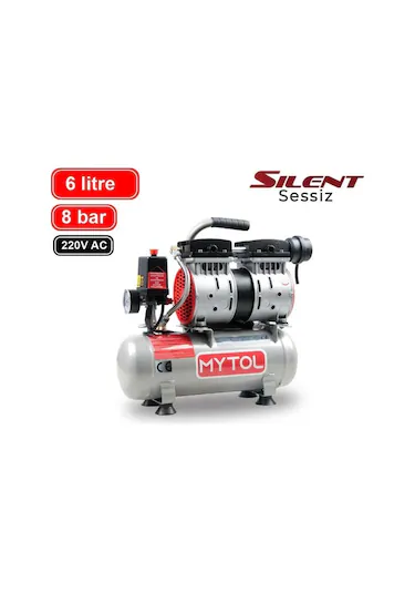 Mytol 6 Lt Kompresör 1 HP Sessiz