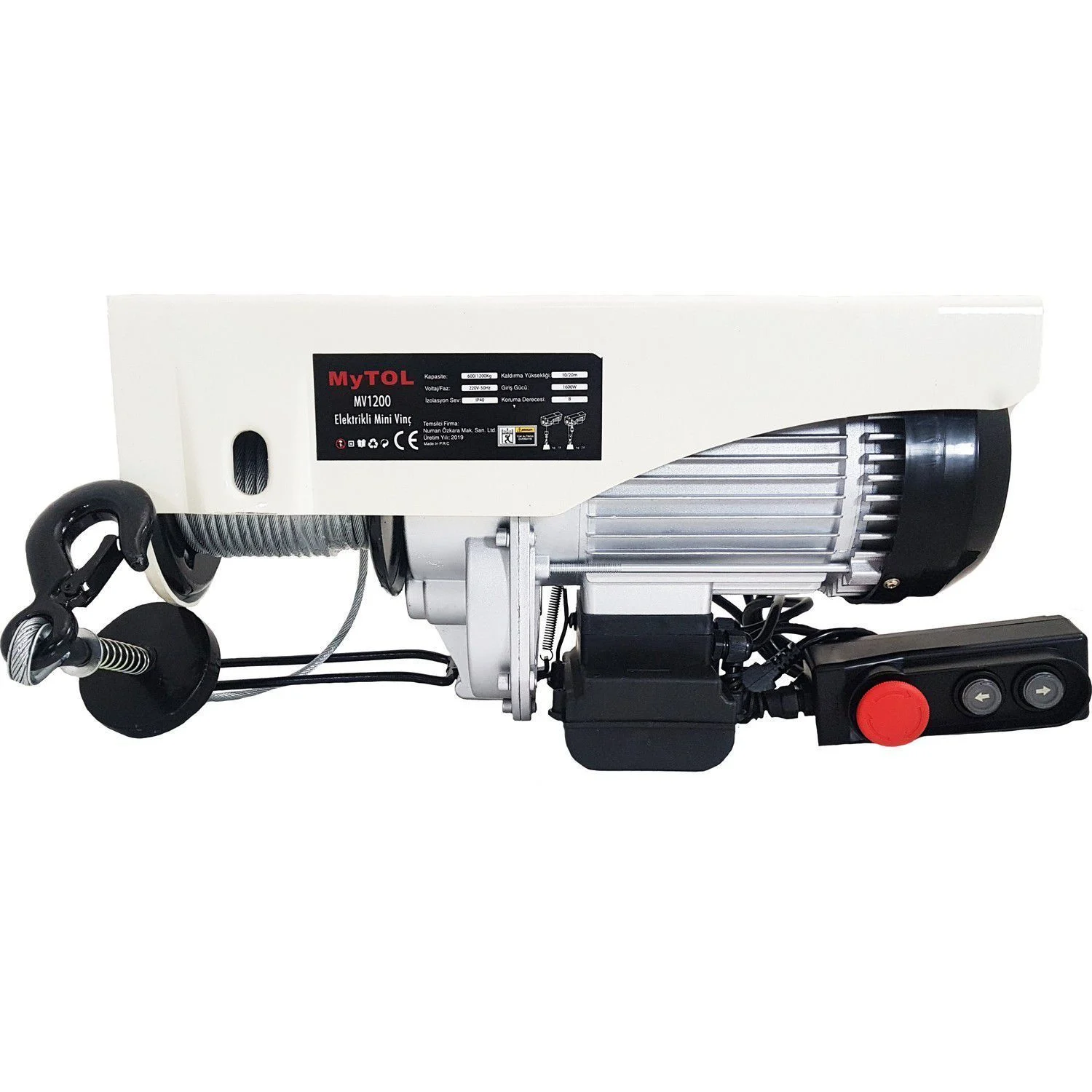 Mytol Elektrikli Mini Vinç 250-500 Kg