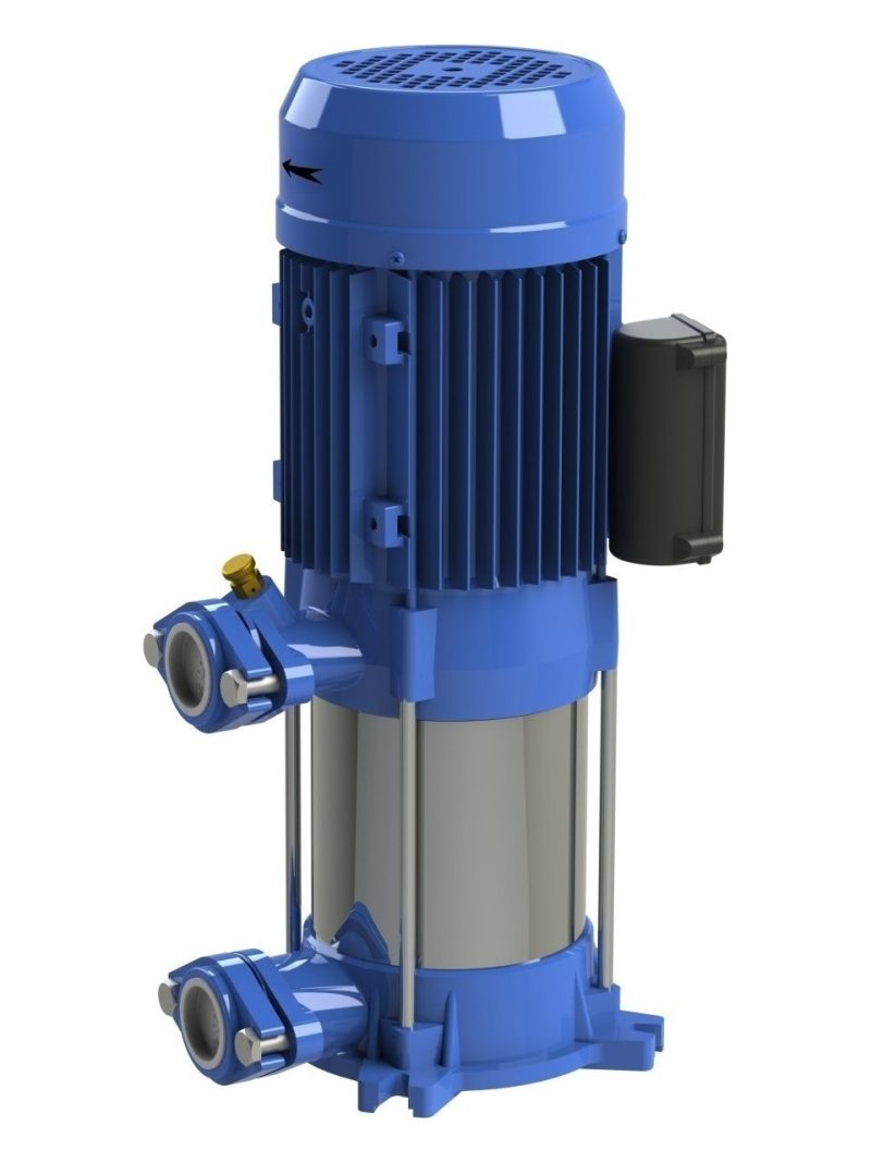 Nortek Dik Milli Kademeli Pompa Çelik Fanlı - 220/380 V