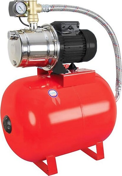 Nortek Jet Pompalı Inox Paket Hidrofor - 24 lt Yatık Tanklı - 1 HP - 2-5 Bar