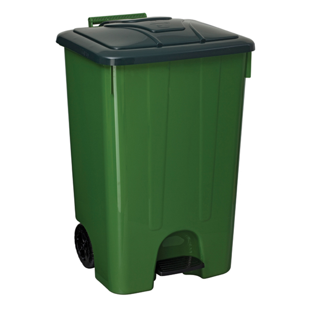 Cengiz Pedallı Çöp Kovası Köşeli 85 lt