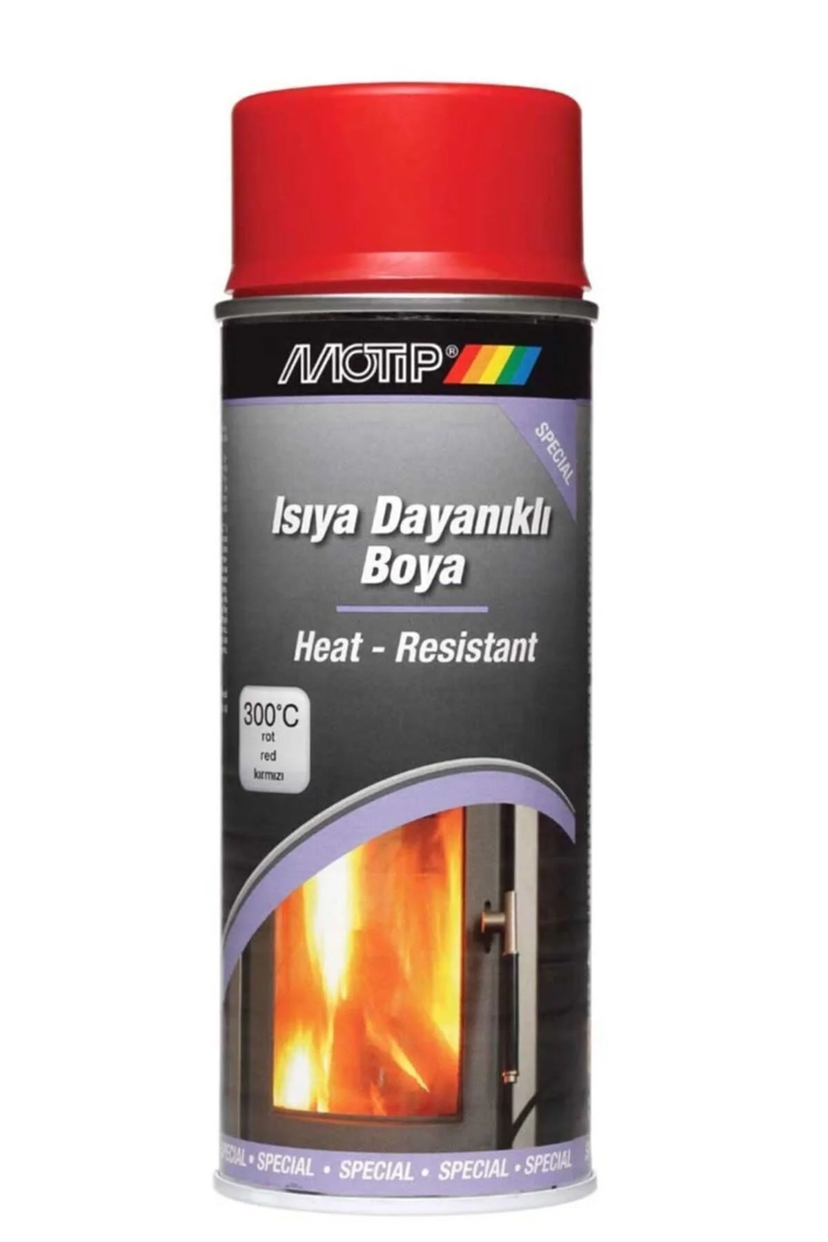 Motip 300°C Isıya Dayanıklı Sprey Boya 400 ml - Kırmızı