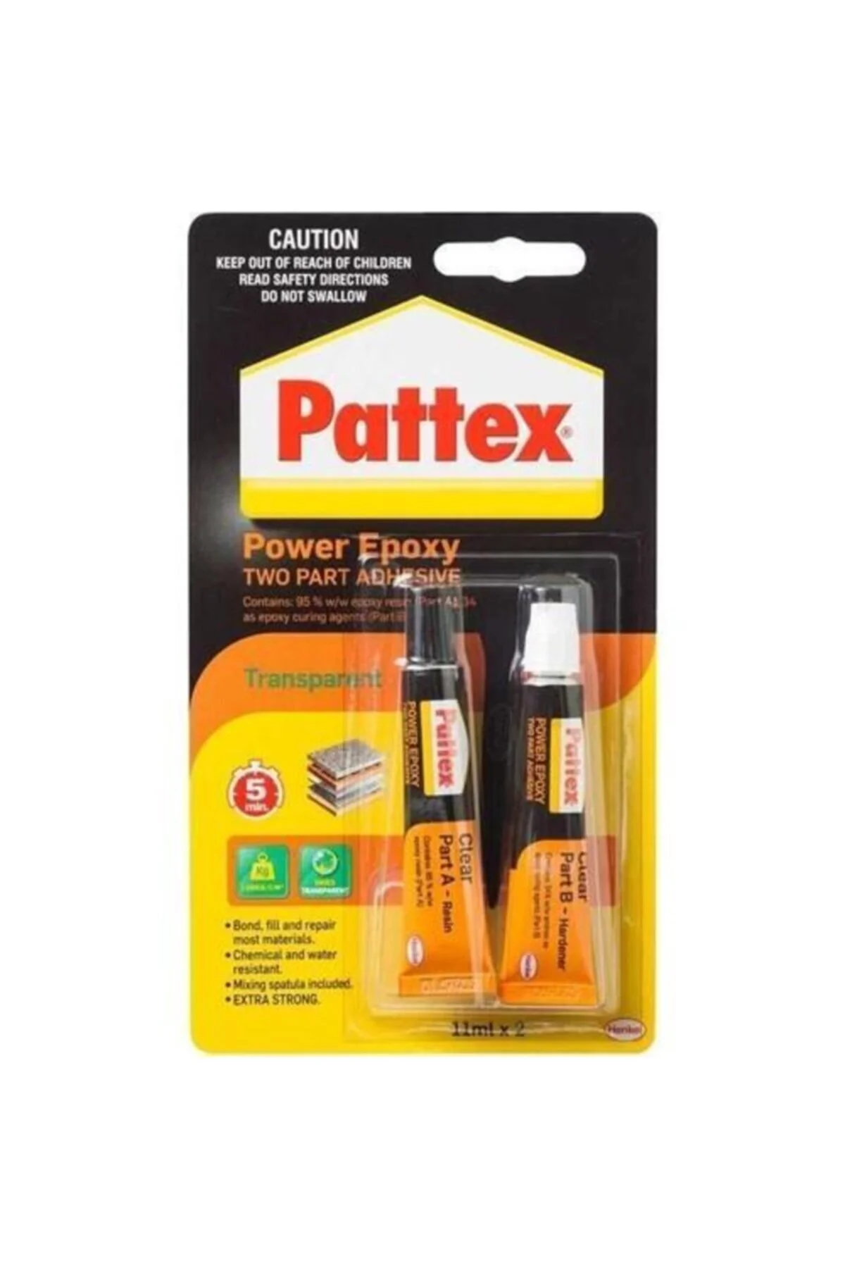 Pattex Sıvı Metal Epoksi Yapıştırıcı 2 x 11 ml