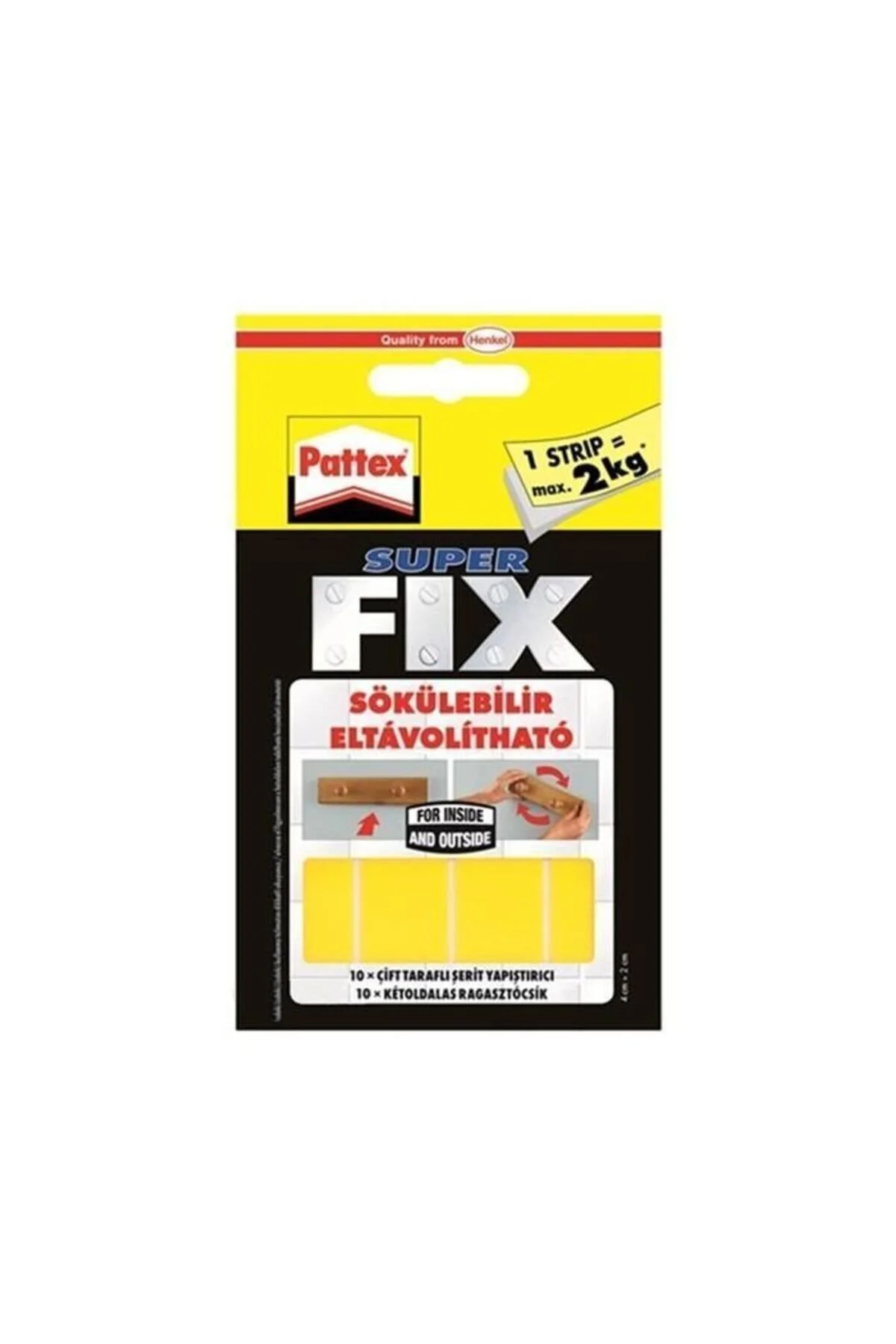 Pattex Super Fix Çift Taraflı Şerit Yapıştırıcı