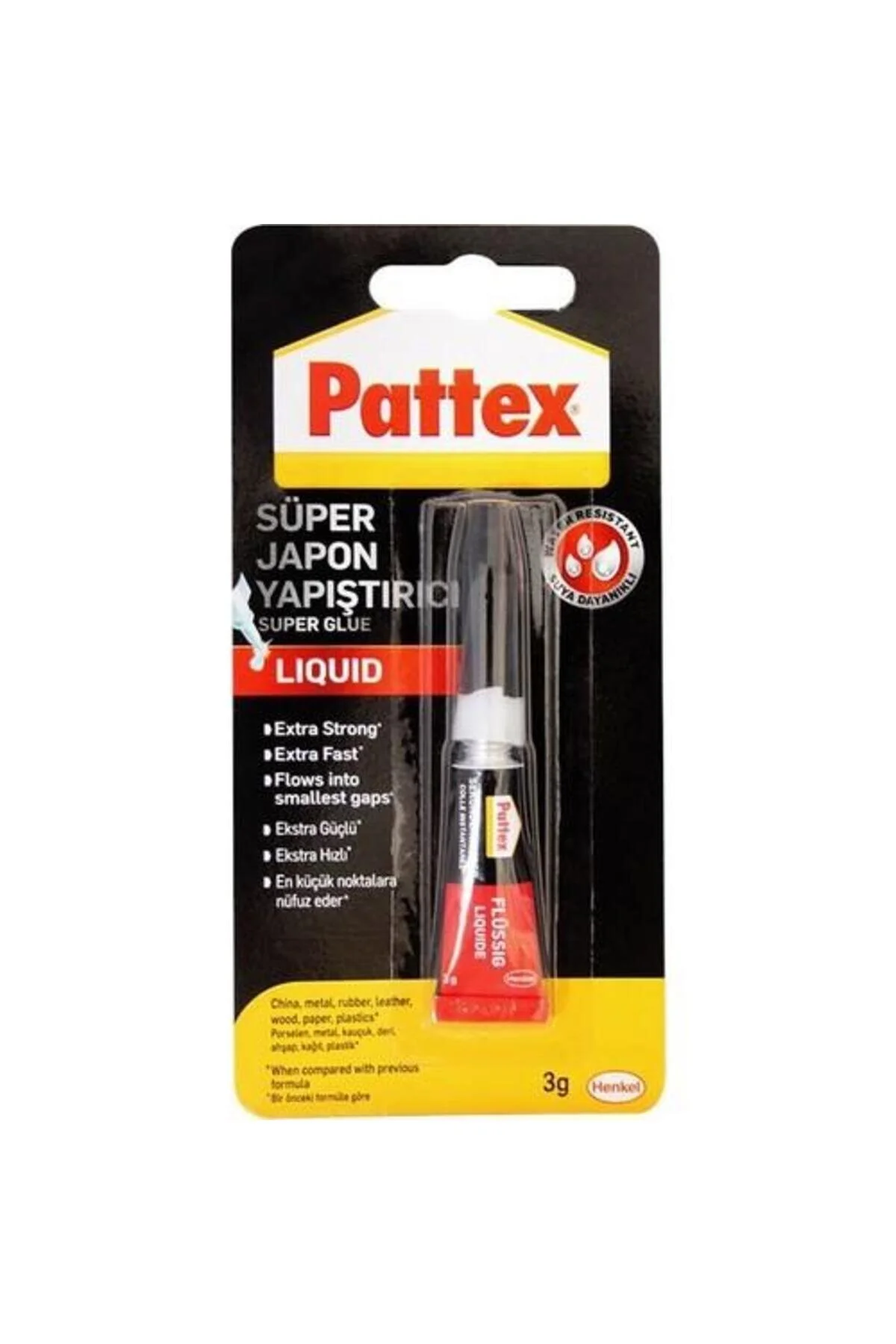 Pattex Süper Japon Yapıştırıcı 3 gr Blister